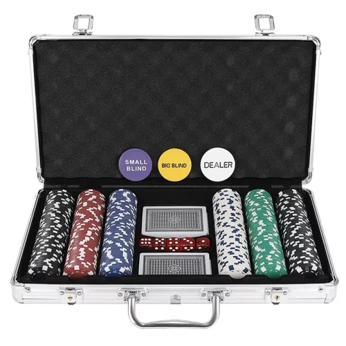 Poker - set od 300 žetona u kutiji HQ 23528 (akce)