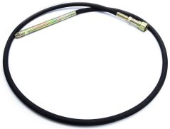 Schlauch für Betonrüttler M79492, Länge 4 m, Durchmesser 35 mm, Mutterklemme, MAR-POL