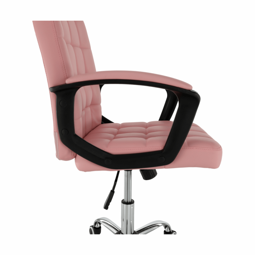 Bürostuhl, rosa Öko-Leder, RULIS (akce)