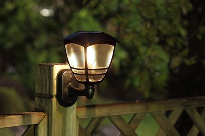 Strend Pro Garden lámpa, napelemes, falra/kerítésre, 15x15x21 cm