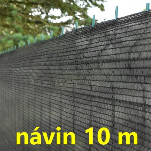 Mreža za senčenje antracit 1,5x10 m HDPE 80g/60% GARDENKUS