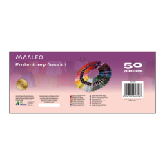 Mulina – set de broderie cu 50 de culori 25680 (promoție)
