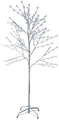MagicHome Kirschbaum, 180 cm, weiß, LED kaltweiß, 230 V, IP44, außen