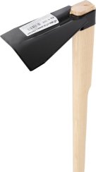 Hoe Strend Pro, Fe, kapálás, szélesség 11 cm, fa nyél 120 cm