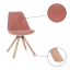 Krzesło, różowy Tkanina Velvet/buk, SABRA