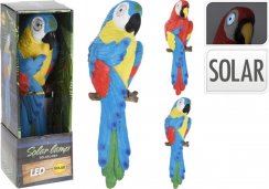 Figurină papagal solar 12x12x37 cm agățat mix polystone