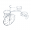 Retro saksija u obliku bicikla, bijela, PAVAR