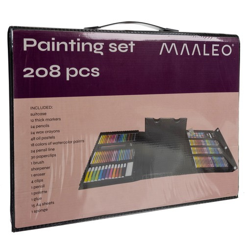 Set za slikanje u koferu - 208 kom Maaleo 21645 (akce)