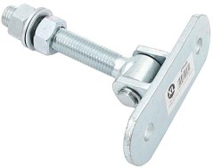 Podesivi šarnir M16, navoj. šipka 130 mm, baza 115x40x5 mm, carinska tarifa 7308 9098 (akce)