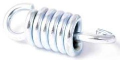 Vzmet z ušesi za gugalnico premer 7 mm x 35 mm, 6 obratov, dolžina z ušesi 35 mm XL-TOOLS