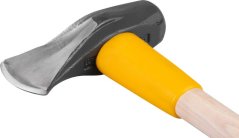 Axt Strend Pro Premium, 2700 g, Hackmesser, Spaltholz, Hickory, Holzstiel