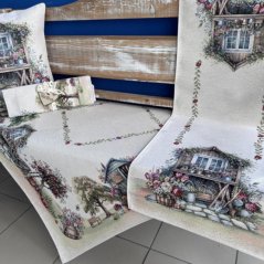 Obrus gobelínový celoročný GARDEN, 100x100cm