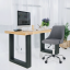 Kancelářská židle, šedá/chrom, EDIZ