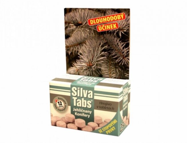 Hnojivo na jehličnany v tabletách Silva tabs 25ks