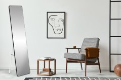 Veľké stojace obdĺžnikové zrkadlo, 148 cm