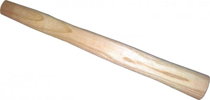Mâner ciocan din lemn, modelat, lungime 50 cm