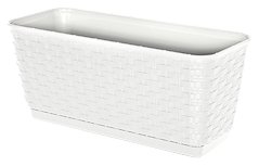 Cvetlični lonec RATOLLA P 12 lit, bel, mat