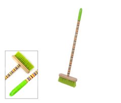 Kinderbesen, Holz, farbiger Streifenstiel, 73 cm