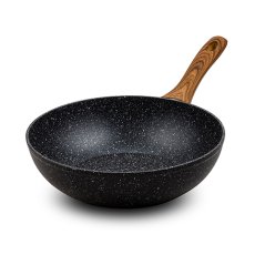 Panvica 28cm čierna WOK, nepriľnavá Nature NAVA