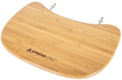 Plattform für Kamado Egg Grill, seitlich, Bambus