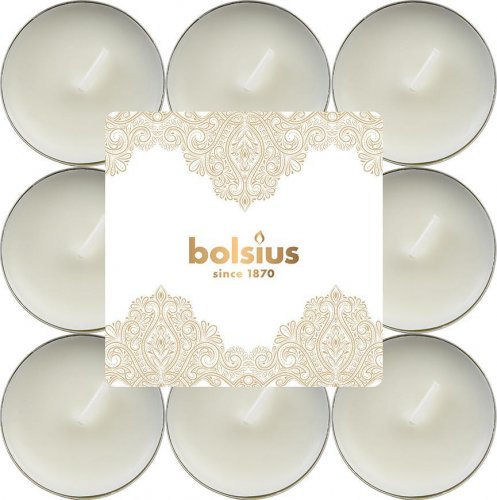 Kerzen Bolsius Scented Golden Lace/Vanille, Tee, parfümiert, Weihnachten, Packung. 18 Stk