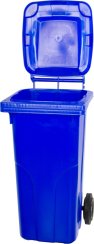 Konténer MGB 120 lit., műanyag, kék 5002, HDPE, hulladéktartály