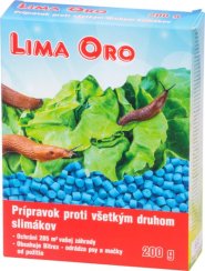 Lima Oro 3% chimie, 200 g granule, împotriva tuturor tipurilor de melci, Bitrex