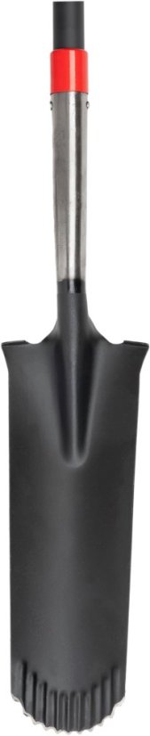 Strend Pro Premium RedShark Spaten, schmal, Drainage, mit Fiberglasstiel D 1280 mm