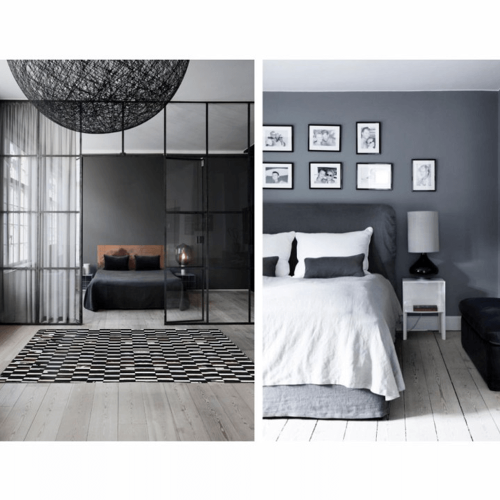 Luxusní kožený koberec, hnědá/černá/bílá, patchwork, 69x140, KŮŽE TYP 6