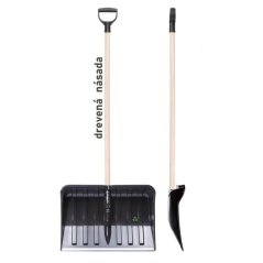 Suflantă de zăpadă / lopată 55cm cu mâner din lemn ALPINUS ECO KLC