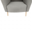 Dizajn fotelja, štof, cappuccino/dezen, BELEK