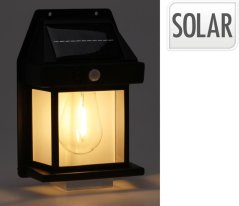 Solarna stenska svetilka s senzorjem gibanja 12x6x17 cm