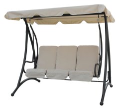 Houpačka QENA, Max. 300 kg, 201x123x172 cm, zahradní