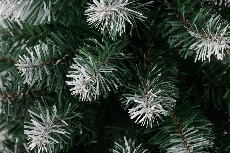 MagicHome Weihnachtsbaum Belo, Tannenbaum aus Jute, schneebedeckte Enden, extra dick, 60 cm