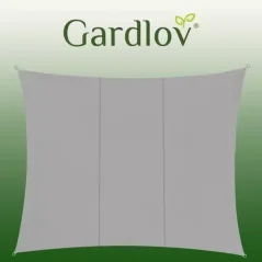 Pânză de umbră împotriva soarelui 4x3 m – gri Gardlov 23143 (promoție)
