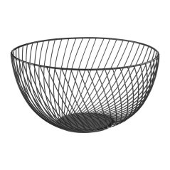 Kosz na owoce 26cm czarny
