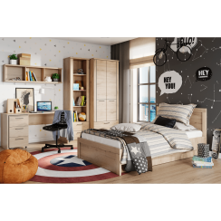 Viseča polica 135, hrast navarra, DORSI