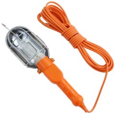 Lampa montażowa warsztatowa, gwint na żarówkę E27, przewód 10 m, 230V, XL-TOOLS