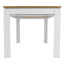 Kihúzható asztal, fehér/wotan tölgy 135-184x86 cm, VILGO