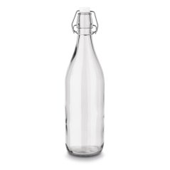 Staklena boca 1000 ml sa patent čepom, okrugla