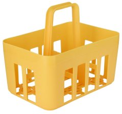 Korb ICS M32206, Flaschenkorb, tragbare Kiste mit Griff für 6 Flaschen