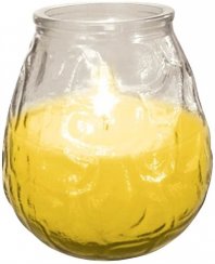Sviečka Citronella CG582, repelentná, v skle, 100 g, 80x75 mm, Sellbox 12 ks