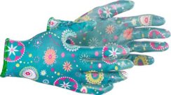 Rękawiczki Strend Pro Abelia w kolorze turkusowym, rozmiar 07/S, z blistrem