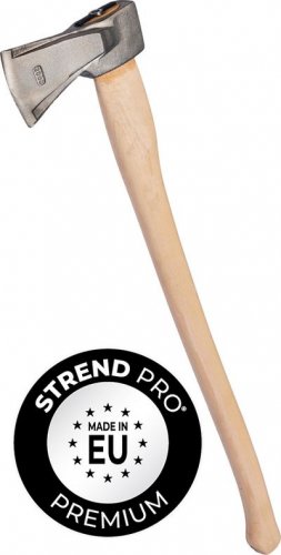 Axe Strend Pro Premium Tradycyjny, 2000 g, z klinem, drewnianą rączką