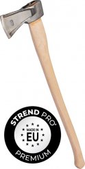 Axe Strend Pro Premium Tradycyjny, 1200 g, z klinem, drewnianą rączką