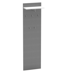 Panel wiszący, grafit/biały, RIOMA NEW TYPE 19