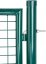 Vrata Strend Pro METALTEC ECO 2, 1000/1800/50x50 mm, okrugli okvir, zelena, jednokrilna, vrtna, ZN+PVC, RAL6005