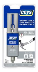 Ceys EPOXICEYS Kleber für Metall, Spritze, 28 g