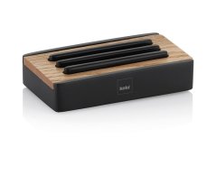 Miska na mydlo Cube polyresin čierna