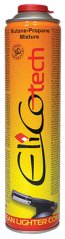 Propan-bután gázpatron 600 ml, menetes csatlakozás 7/16", ELICO